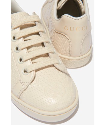 Gucci Unisex Leather Ace Trainers basket pas cher