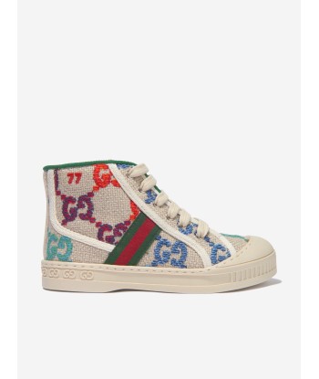 Gucci Unisex GG High Top Tennis Trainers acheter en ligne