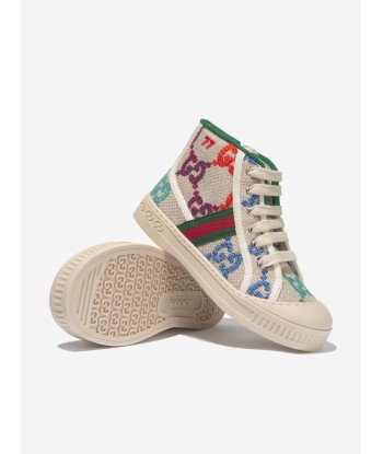 Gucci Unisex GG High Top Tennis Trainers acheter en ligne