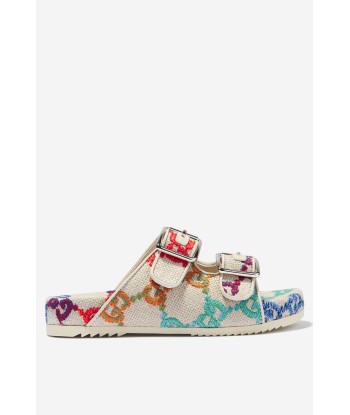 Gucci Unisex GG Logo Sandals Jusqu'à 80% De Réduction