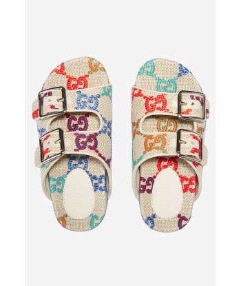 Gucci Unisex GG Logo Sandals Jusqu'à 80% De Réduction