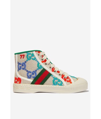 Gucci Unisex GG High Top Tennis Trainers une grave pollution 