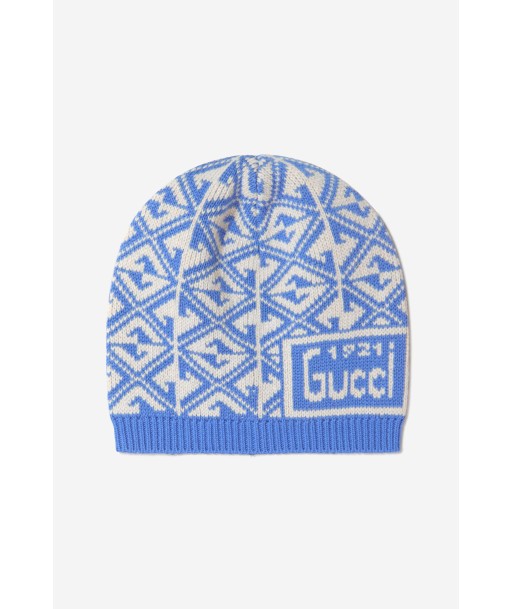 Gucci Unisex Cotton And Wool Logo Hat Par le système avancé 