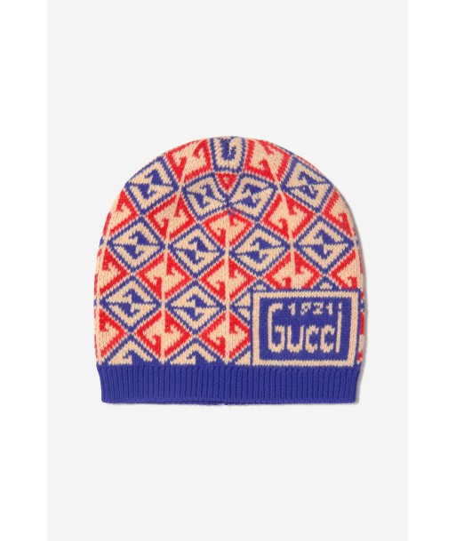 Gucci Unisex Cotton And Wool Logo Hat commande en ligne