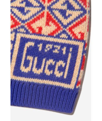 Gucci Unisex Cotton And Wool Logo Hat commande en ligne