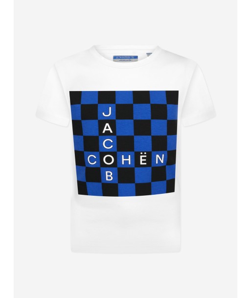 Jacob Cohen Boys T-Shirt brillant des détails fins