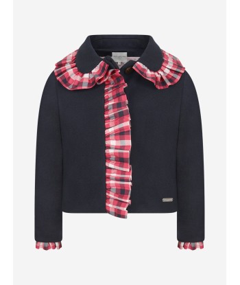 Jessie And James Blue & Red Check Frilly Jacket suggérées chez