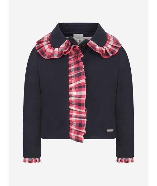 Jessie And James Blue & Red Check Frilly Jacket suggérées chez