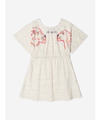 KENZO Girls Tiger And Friends Jersey Dress de votre