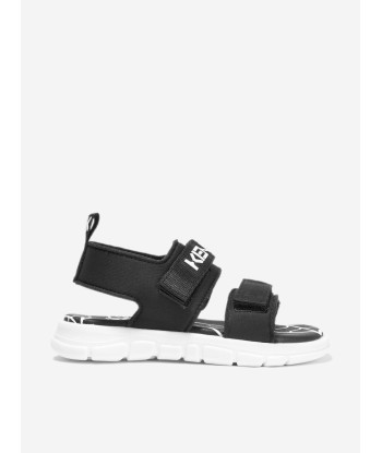 KENZO Unisex Sporty Logo Sandals sur le site 