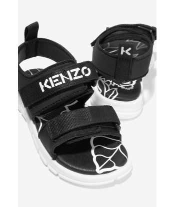 KENZO Unisex Sporty Logo Sandals sur le site 