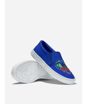 KENZO Unisex Cotton Canvas Elephant Trainers sur le site 