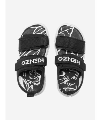 KENZO Unisex Sporty Logo Sandals sur le site 