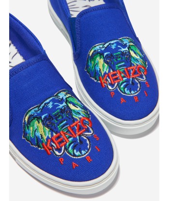 KENZO Unisex Cotton Canvas Elephant Trainers sur le site 