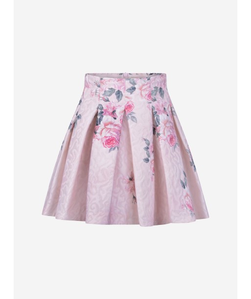 Monnalisa Girls Rose Brocade Skirt france