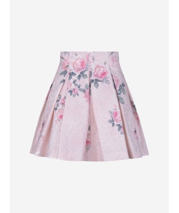 Monnalisa Girls Rose Brocade Skirt france