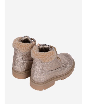 Monnalisa Girls Glitter Fleece Lined Boots Comparez plus de prix