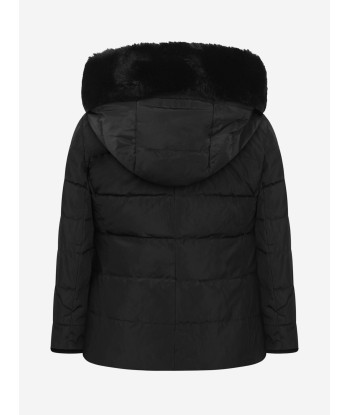 Monnalisa Down Padded Coat With Belt la livraison gratuite