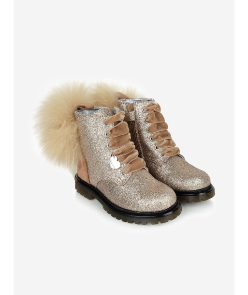 Monnalisa Nude Glitter Pom Pom Boots l'évolution des habitudes 