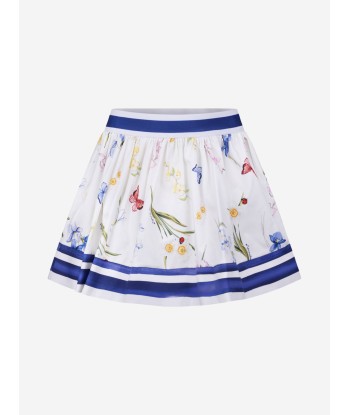 Monnalisa Girls Skirt - Cotton Floral Skirt prix