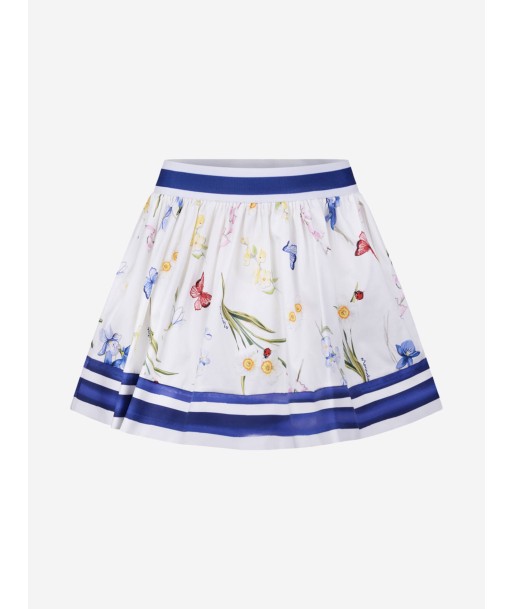 Monnalisa Girls Skirt - Cotton Floral Skirt prix