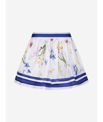 Monnalisa Girls Skirt - Cotton Floral Skirt prix