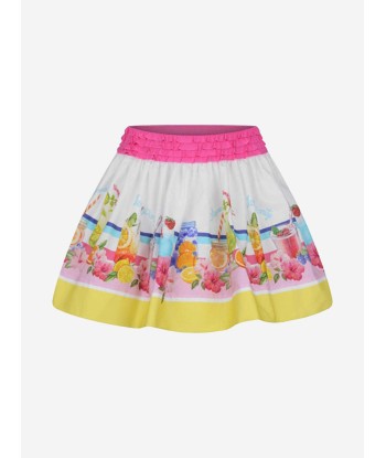 Monnalisa Girls Skirt - Summer Party Cotton Skirt s'inspire de l'anatomie humaine