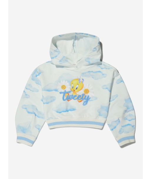 Monnalisa Girls Cotton Tweety Summer Sky Hoodie Par le système avancé 