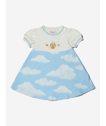 Monnalisa Girls Cotton Tweety In The Clouds Dress commande en ligne