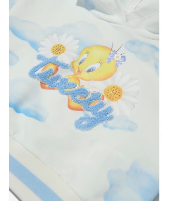 Monnalisa Girls Cotton Tweety Summer Sky Hoodie Par le système avancé 