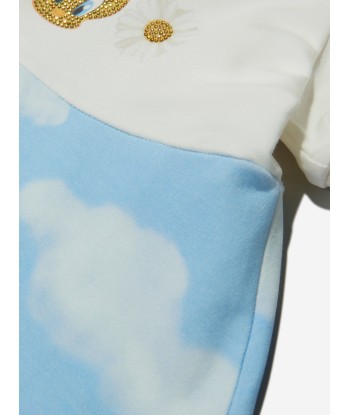 Monnalisa Girls Cotton Tweety In The Clouds Dress commande en ligne