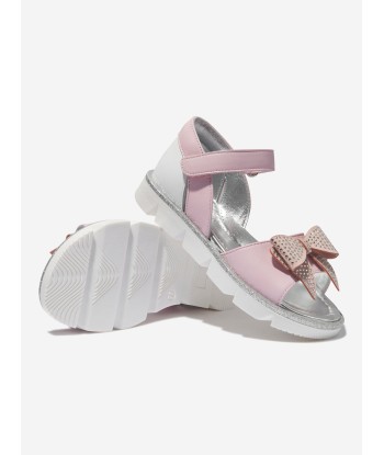 Monnalisa Girls Glitter Bow Sandals destockage