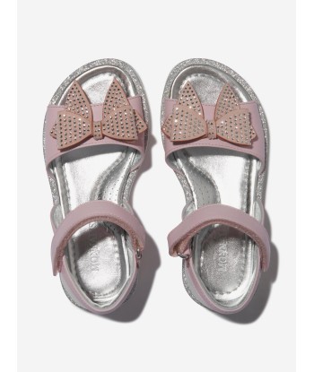 Monnalisa Girls Glitter Bow Sandals destockage