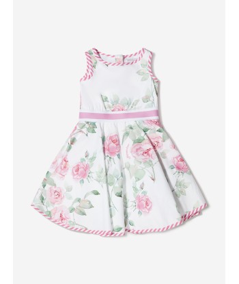 Monnalisa Girls Cotton Rose Bloom Dress vous aussi creer 