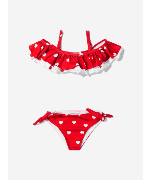 Monnalisa Girls Heart Print Retro Bikini 50% de réduction en Octobre 2024