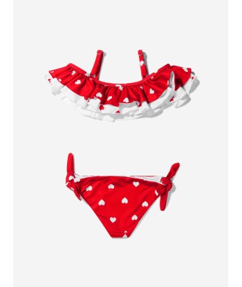 Monnalisa Girls Heart Print Retro Bikini 50% de réduction en Octobre 2024