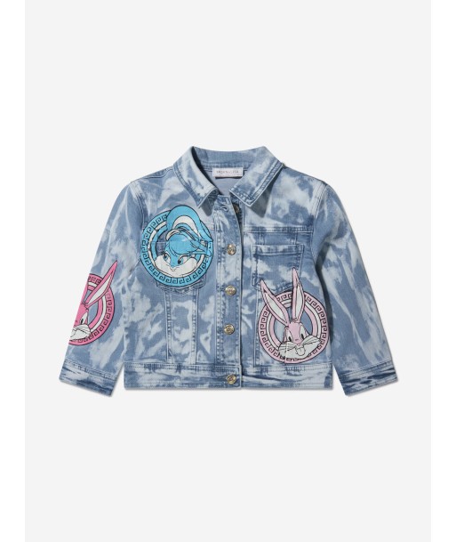 Monnalisa Girls Cotton Lola Bunny Denim Jacket online