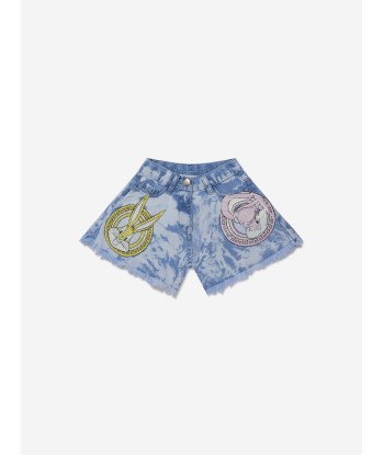 Monnalisa Girls Cotton Lola Bunny Denim Shorts de votre