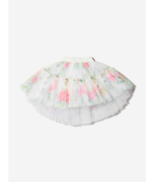 Monnalisa Girls Tulle Rose Bloom Skirt Par le système avancé 