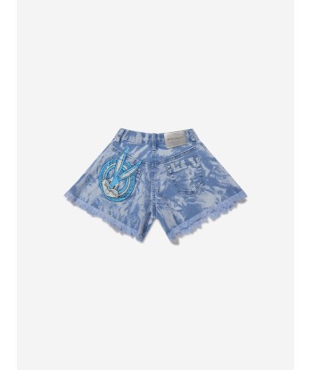 Monnalisa Girls Cotton Lola Bunny Denim Shorts de votre