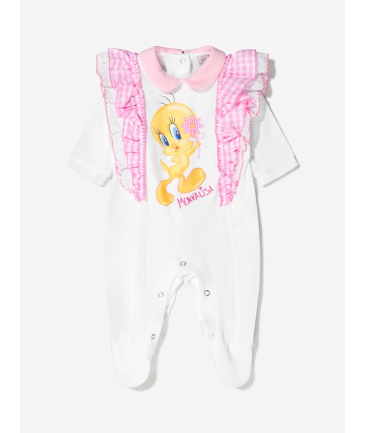 Monnalisa Baby Girls Cotton Tweety Babygrow pas cher chine