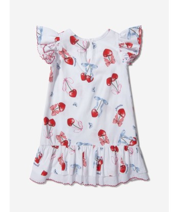 Monnalisa Baby Girls Cotton Cherry Print Dress Faites des économies