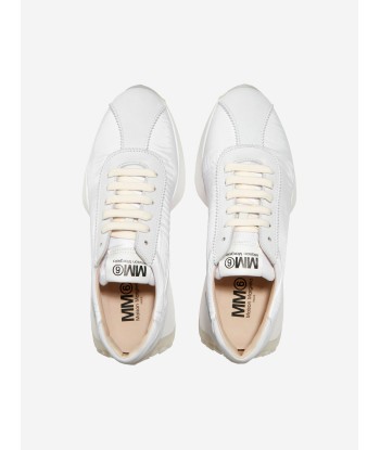 MM6 Maison Margiela Girls Leather Lace Up Trainers meilleur choix