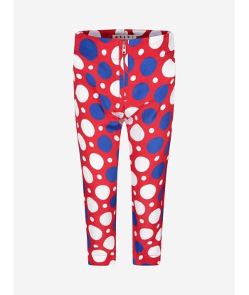 MARNI Girls Spotted Silk Trousers JUSQU'A -70%! 