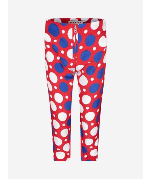 MARNI Girls Spotted Silk Trousers JUSQU'A -70%! 