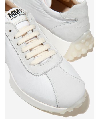 MM6 Maison Margiela Girls Leather Lace Up Trainers meilleur choix