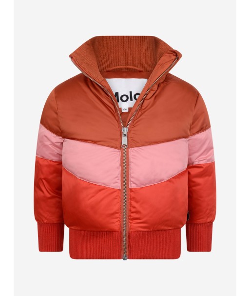 Molo Girls & Red Waterproof Jacket les ligaments