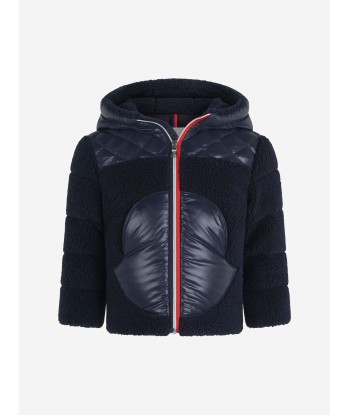 Moncler Baby Navy Double Fabric Ounce Jacket offre 