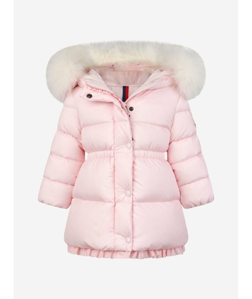 Moncler Enfant Moncler Baby Girls Down Padded Kithera Coat soldes