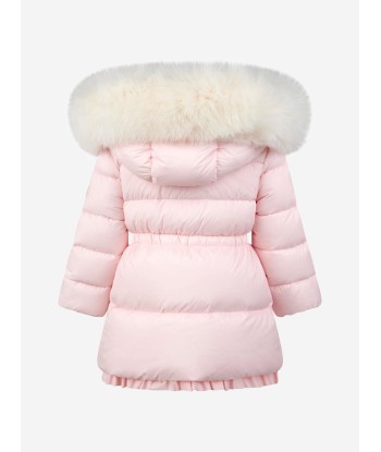 Moncler Enfant Moncler Baby Girls Down Padded Kithera Coat soldes